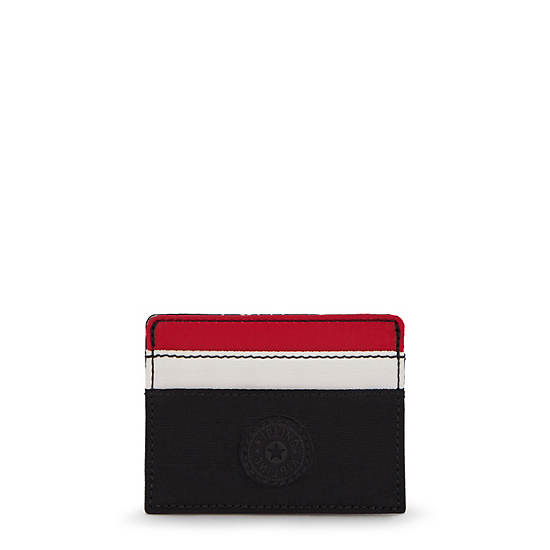 Kipling Cardy Card Holder Táska Fekete Piros | HU 2052MQ